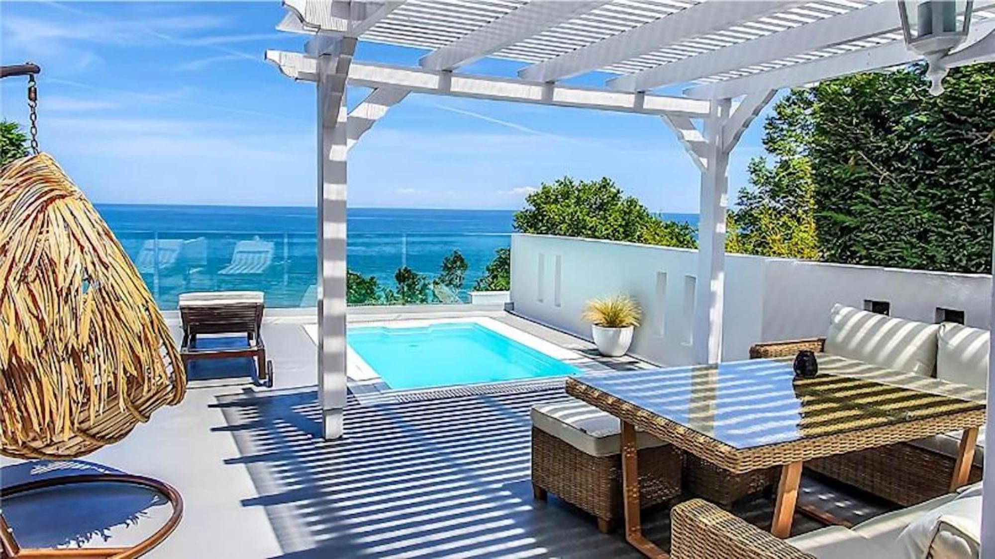 Panorama Suites & Spa - Adults Only Stómion Zimmer foto